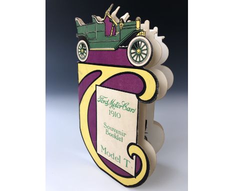 A 1910 Ford Motor Cars Model T Souvenir Booklet, 19 x 12 cm 