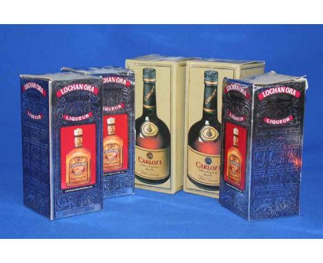 CARLOS I (2)
Solera Gran Reserva Brandy de Jerez. 75cl, 40% volume, in carton.
LOCHAN ORA
Scotch Whisky  Liqueur by Chivas Br