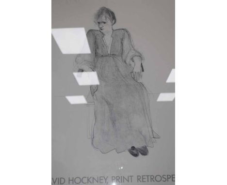 * DAVID HOCKNEY,
PRINT RETROSPECTIVE
lithographic print
99cm x 68cm
Framed and under glass