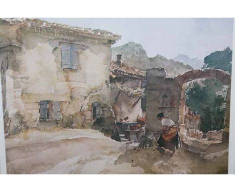 TWO SIR WILLIAM RUSSELL FLINT FRAMED WORKS
one mounted as a triptych of prints, the other a single print (2) 