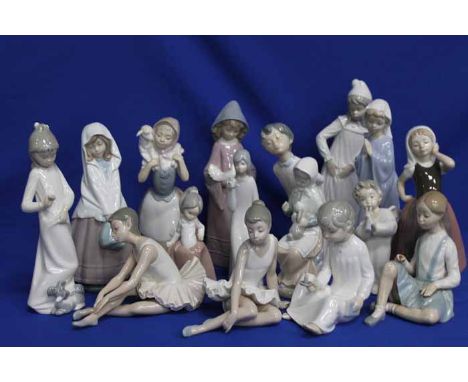 LARGE COLLECTION OF LLADRO FIGURES
and other similar Spanish-style figures