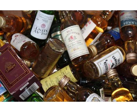 LARGE LOT OF BLENDED SCOTCH WHISKY MINIATURES
Approximately 80 items, including Dimple 15, Rob Roy, Islay Mist and 'Inebriate