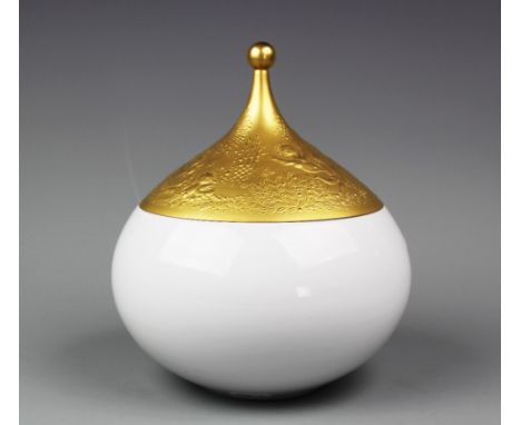 A Rosenthal porcelain Magic Flute pattern bowl and cover designed by Bjorn Wiinblad, 20cm high CONDITION REPORT: Appears to b