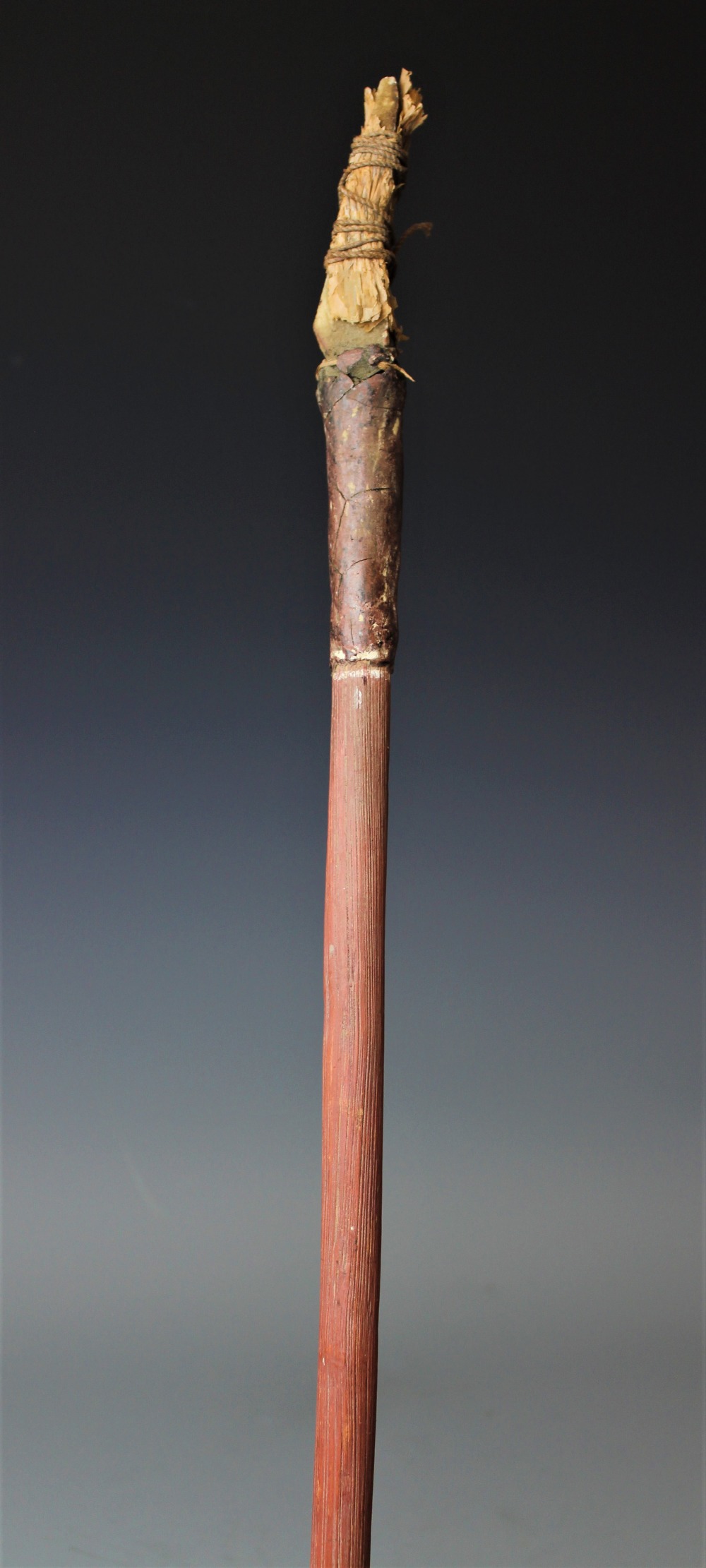 An Australian Aboriginal Northern Territory stone tipped hunting spear ...