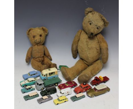 A collection of die-cast vehicles, to include; Dinky Toys Simca Cargo, Break ID 10, Telephone Service Van along with Corgi To