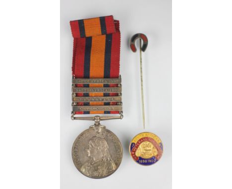 A Queen South Africa medal to 33526 Tpr E. P. Twiss 89th Coy Imp Yeo, with Cape Colony, Transvaal, South Africa 1901 and 1902