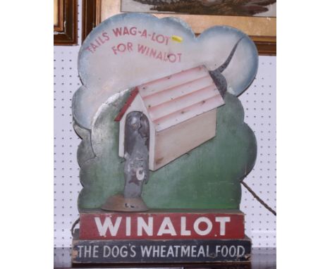 An early 20th century Winalot advertising automaton
