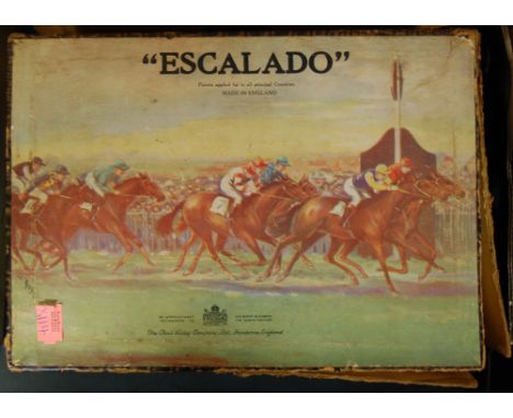 A mid-20th century cased Escalado game by Chad Valley, box a/f