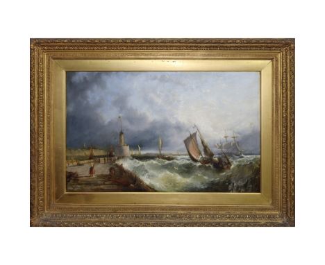 Oil painting on canvas Clarkson Frederick Stanfield (SUNDERLAND, 1793 - LONDON, 1867)Stanfield was a well-known English paint