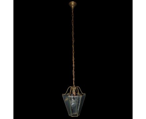 Chandelier/lantern with hexagonal diffuser H 29x26 cm      H 29x26 cm     