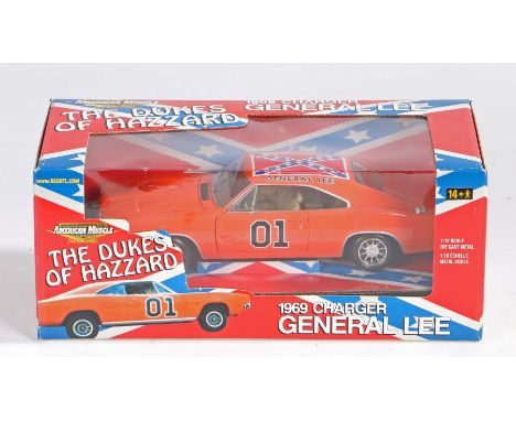 A boxed ERTL Collectibles The Dukes of Hazzard 1969 Charger General Lee diecast model.