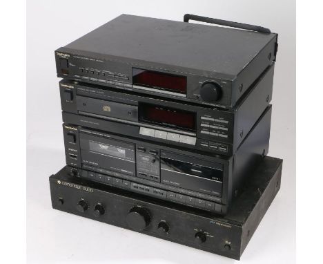 Cambridge Audio amplifier A1 v2, Technics stereo tuner St-X301L, Technics CD player SL-PJ27A, Technics stereo double cassette