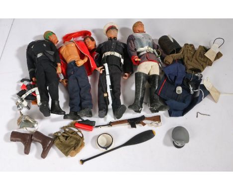 Collection of Action Man dolls and accessories, to include ceremonial Royal Marine (qty)