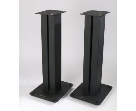 Pair of Bowers &amp; Wilkins metal speaker stands