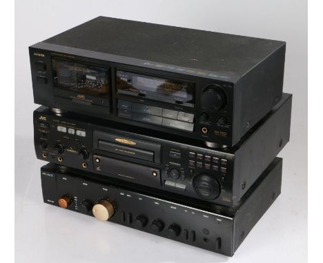 Arcam Delta 290 amplifier, JVC video CD player XL-SV22BK, Aiwa stereo cassette deck AD-F410 (3)