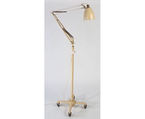 Herbert Terry Angle-Poise standard lamp. 205cm tall when fully extended.