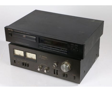 Technics SU-7300K stereo integrated amplifier, Rotel CD player RCD-955AX (2)