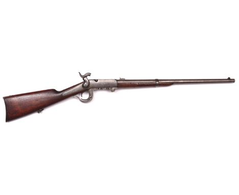 A US Civil War .54" 4th Model of 1864 Burnside underlever hinged breech breech-loading carbine, number 14298, 39" overall, ba