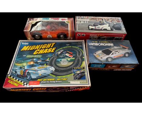 Toy Collection, Sigma Grand Prix Friction powered with Engine Noise, Sonic Control Lamborghini, Polistil Brabham BT 44 Formul