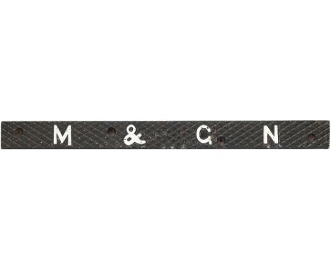 M&amp;GN Step Tread Midland &amp; Great Northern Railway cast iron signal box Step Tread, M&amp;GN cast into the top. Measure