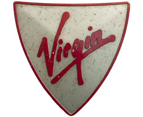 Virgin nose cone shield ex class 220 Virgin Railways class 220 Voyager shield. When first introduced all the shields were red
