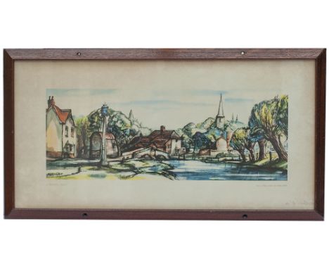 Eynsford Kent Gray Carriage print EYNSFORD KENT by Alan Gray from the Southern Region B Series. In original type glazed frame