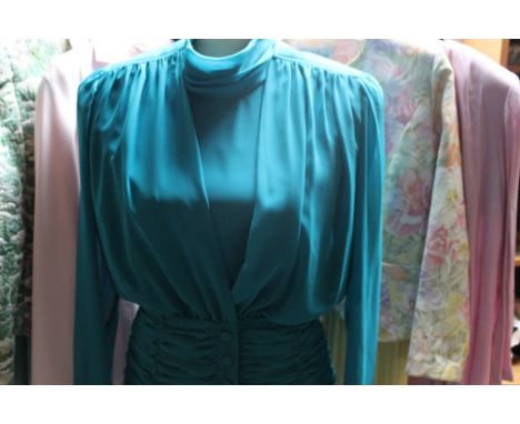 VINTAGE AND DESIGNER CLOTHING, a collection of ladies vintage and modern day wear, to include two piece suits by Parigi, Jaeg