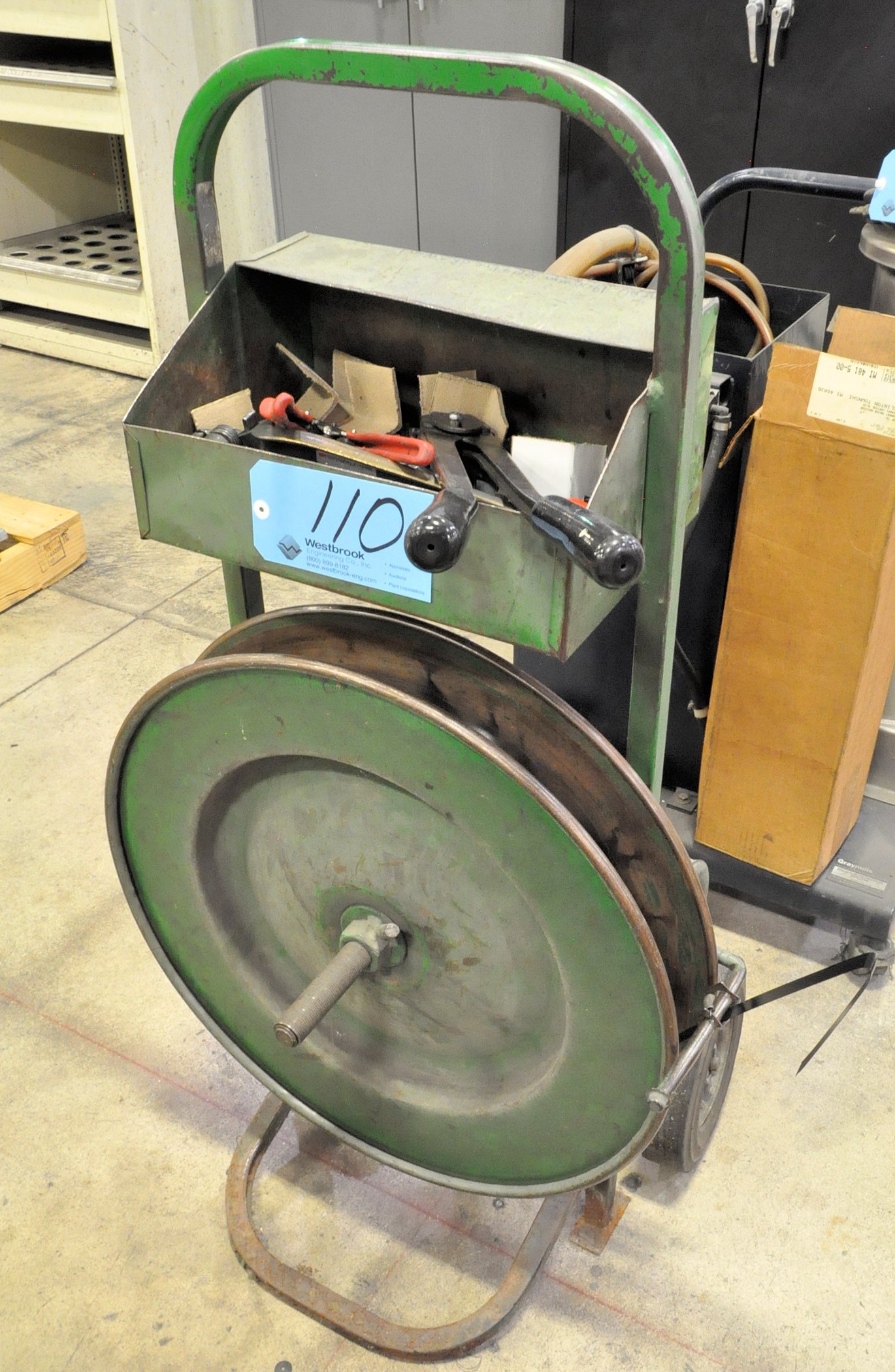 3/4" Steel Banding Cart with Tools and Clips