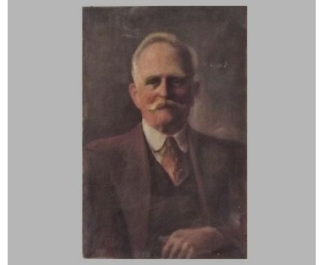 OIL PORTRAIT.
An oil portrait on canvas of an elderly gentleman. Indistinctly signed. 61 x 41cm.
