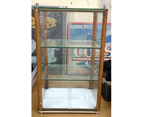 A vintage shop table top display cabinet, 58 x 35 cm Provenance:&nbsp; A single owner collection, from the studio of a seamst