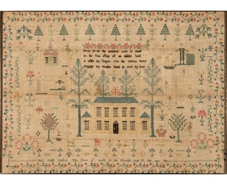 A George III sampler, worked by Mary Knight, Finished This Piece of Work in the Eleventh Year of her age 1811, incorporating 