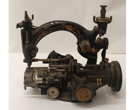 A Guhl and Harbeck Anita table top sewing machine, 24 cm wide  Provenance:&nbsp; A single owner collection, from the studio o