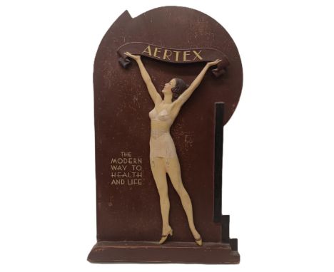 A vintage Aertex shop display, 80 x 45 cm  Provenance:&nbsp; A single owner collection, from the studio of a seamstress