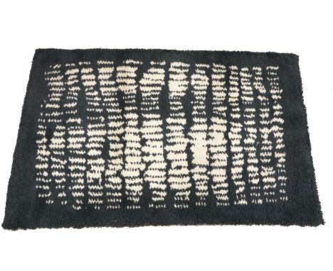 Louis le Brocquy (1916-2012)ÿ(Attributed to)  "Abstract, Blackscale" Tapestry, approx. 188cms x 124cms (74" x 49"), label for