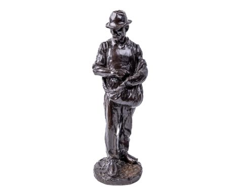 Aime Jules Dalou, French (1838-1902)  "Le Semure," (The Sower), bronze with patina,ÿsigned, and inscribed 'Susse Frs. Paris C