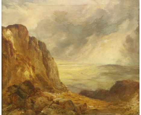 Henry O?Neill (1798-1880)   'The Hill of Faughart, Co. Louth,'ÿ O.O.C., c. 1871,ÿSignedÿ and inscribed lower left, 51cms x 59