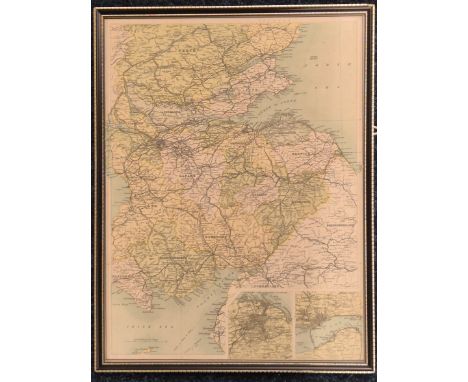 Vintage map of SCOTLAND. Frame- 43x33cm. 