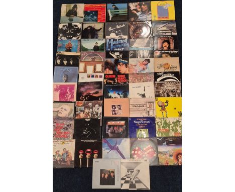 A Collection of LP Records; Elton John, Bad Company- BOBLINGEN- 1961, Eagles, The Beatles, Queen, The Rolling Stones, David B