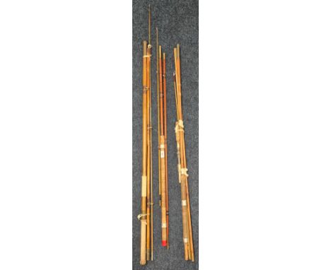 A Collection of Antique &amp; Vintage Fishing rods 