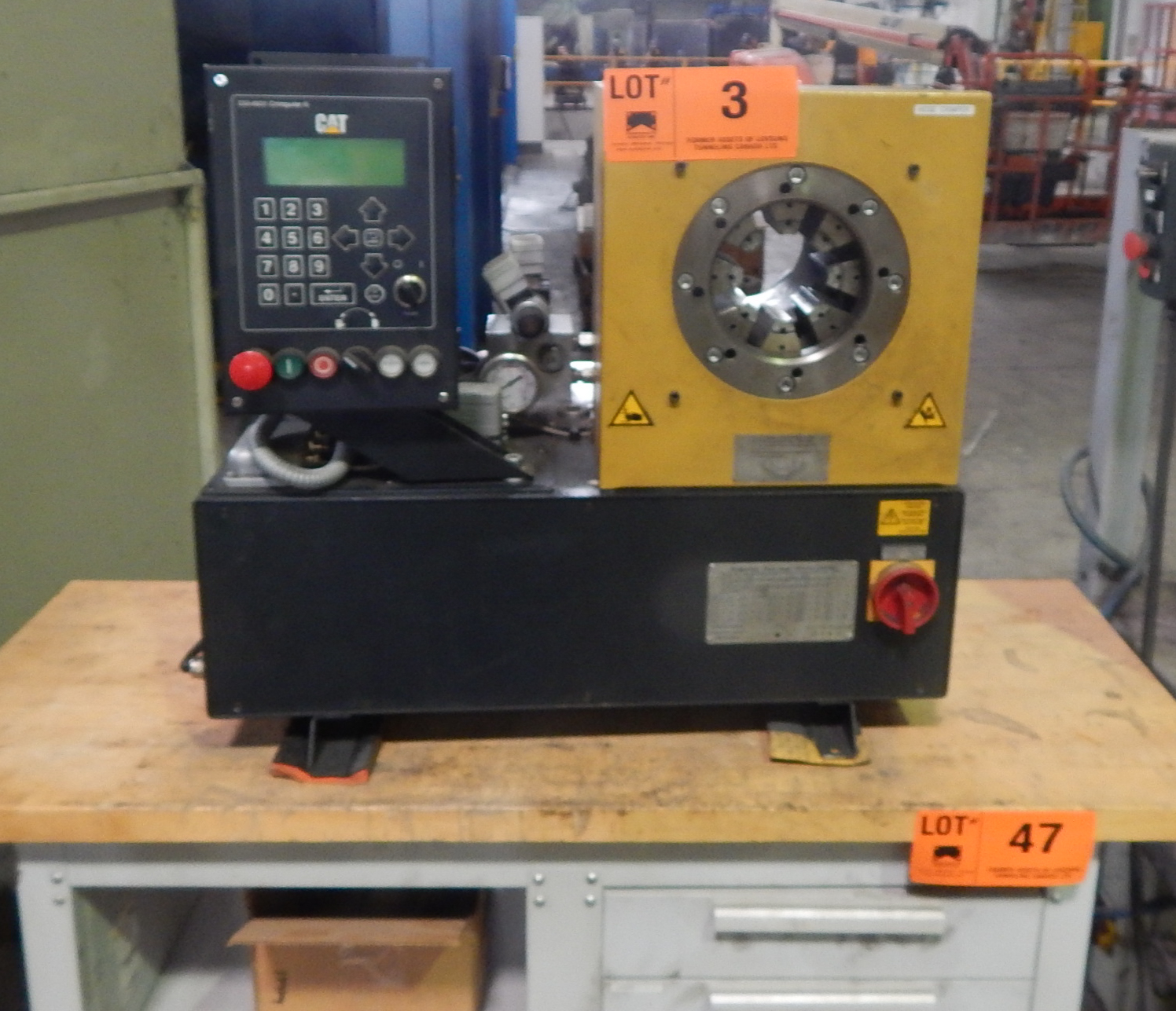 CATERPILLAR 2864354 HYDRAULIC HOSE CRIMPER