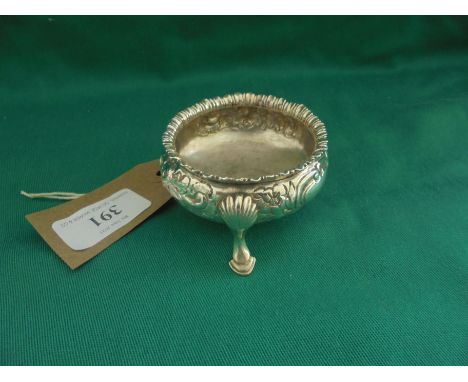 Highly decorated silver salt (no blue liner), London 1863, 2.18oz