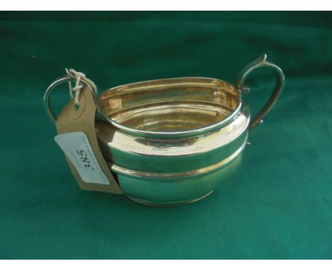 2 handled silver sugar bowl, 5.44oz, London 1929