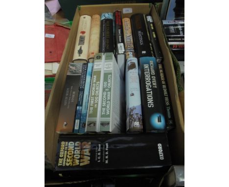 15 Military books mainly hardbacks in good condition including The First Day of the Somme by Martin Middlebrook, Armageddon b