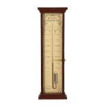 A MAHOGANY CASED HOOKE’S OTHEOMETER