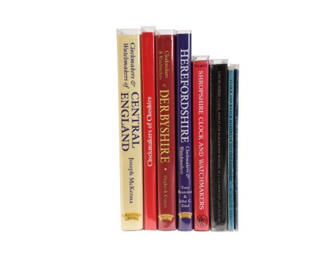 Ɵ HOROLOGICAL BOOKS ON REGIONAL CENTRAL AND SOUTHERN ENGLISH CLOCKMAKINGEIGHT PUBLICATIONS:Branston, Tony and Eisel, John C. 