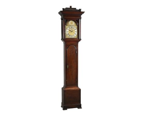 A FINE GEORGE III MAHOGANY EIGHT-DAY FULL HALF-HOUR STRIKING LONGCASE CLOCK WITH TRIP-REPEATHENRY HINDLEY, YORK, CIRCA 1750-6