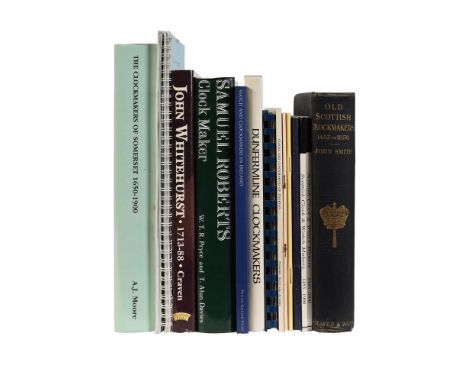 Ɵ HOROLOGICAL REFERENCE BOOKS ON REGIONAL CLOCKMAKING WITH AN EMPHASIS ON SCOTLANDFOURTEEN PUBLICATIONS:Moore, A.J. THE CLOCK