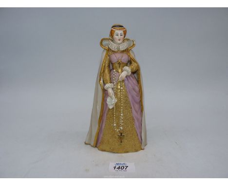 A Royal Worcester figure "Mary Queen of Scots dated 1916, a/f, 8 1/2" tall.