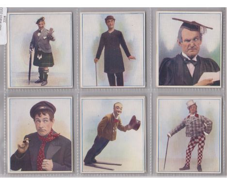 R &amp; J Hill Ltd, Music Hall Celebrities past &amp; present 1930 set L 30/30