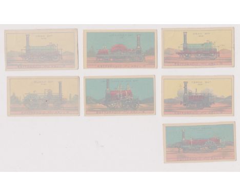 R J Lea Ltd Cigarette Transfers (Locomotives) 1916 series 31/70 cards VGC (scarce)
